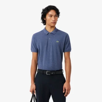 Polo L.12.12 chiné coupe classique pour homme
