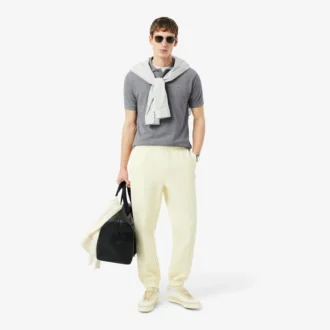 Polo L.12.12 chiné coupe classique pour homme