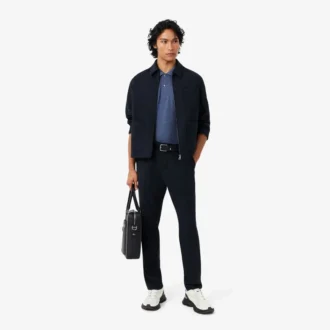 Polo L.12.12 chiné coupe classique pour homme