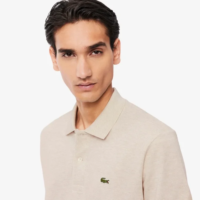 Polo L.12.12 chiné coupe classique pour homme Polo L.12.12 chiné coupe classique pour homme
