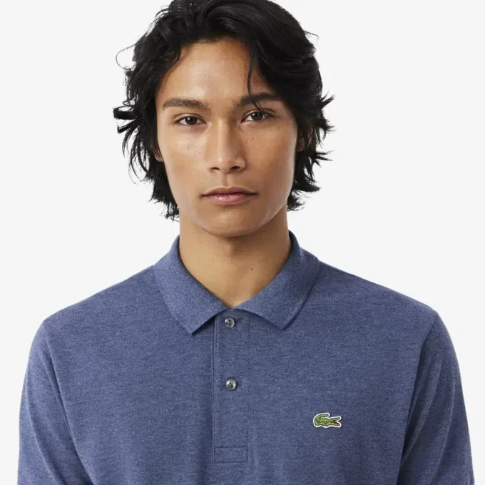 Polo L.12.12 chiné coupe classique pour homme Polo L.12.12 chiné coupe classique pour homme