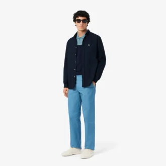 Polo L.12.12 à empiècements colorés pour homme, coupe classique