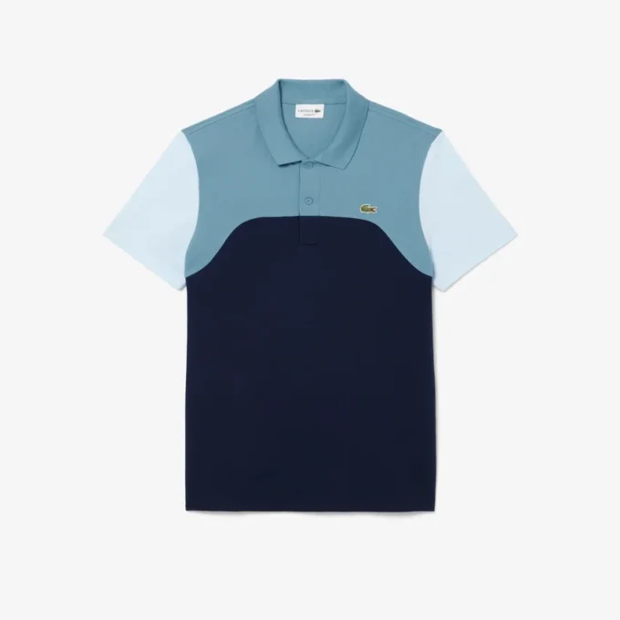 Polo L.12.12 à empiècements colorés pour homme, coupe classique Polo L.12.12 à empiècements colorés pour homme, coupe classique