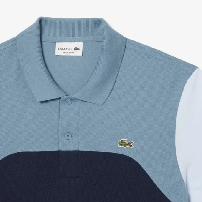 Polo L.12.12 à empiècements colorés pour homme, coupe classique Polo L.12.12 à empiècements colorés pour homme, coupe classique