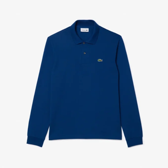 Polo L.12.12 à manches longues coupe classique pour homme Polo L.12.12 à manches longues coupe classique pour homme