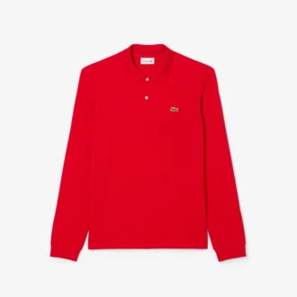 Polo L.12.12 à manches longues coupe classique pour homme