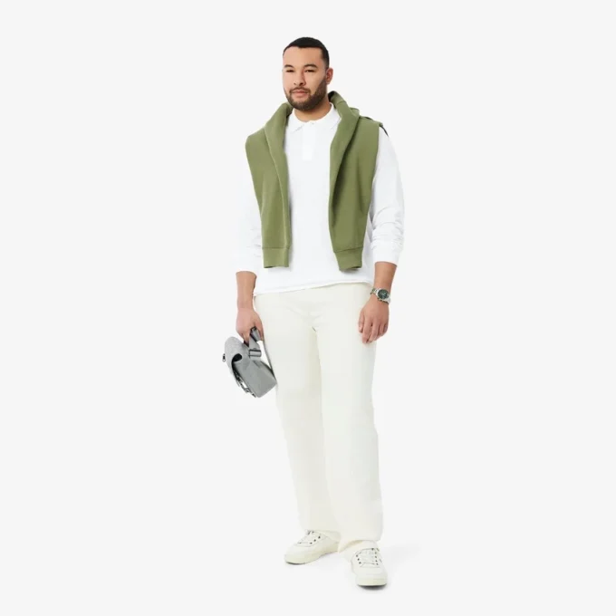 Polo L.12.12 à manches longues coupe classique pour homme Polo L.12.12 à manches longues coupe classique pour homme