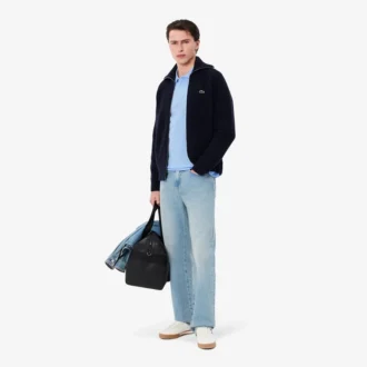 Polo L.12.12 à manches longues coupe classique pour homme