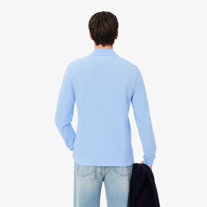 Polo L.12.12 à manches longues coupe classique pour homme Polo L.12.12 à manches longues coupe classique pour homme
