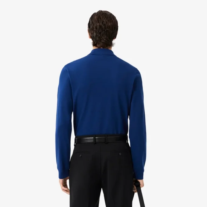 Polo L.12.12 à manches longues coupe classique pour homme Polo L.12.12 à manches longues coupe classique pour homme