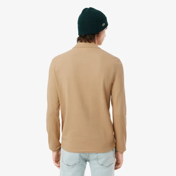 Polo L.12.12 à manches longues coupe classique pour homme Polo L.12.12 à manches longues coupe classique pour homme
