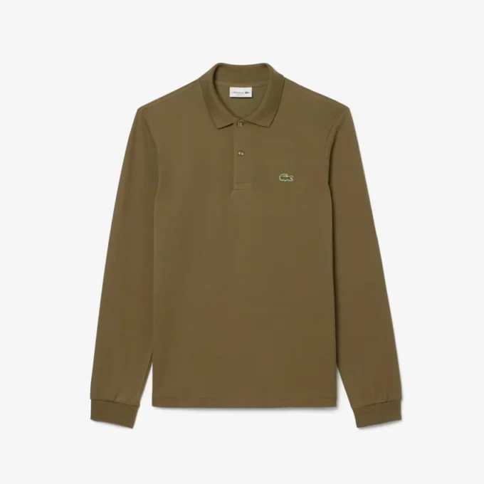 Polo L.12.12 à manches longues coupe classique pour homme Polo L.12.12 à manches longues coupe classique pour homme
