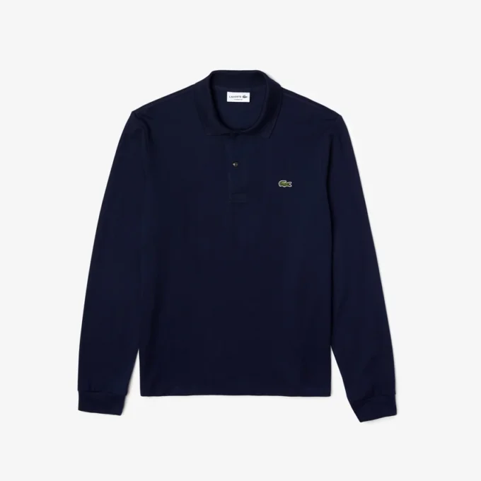 Polo L.12.12 à manches longues coupe classique pour homme Polo L.12.12 à manches longues coupe classique pour homme