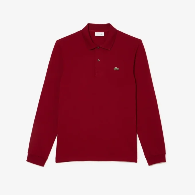 Polo L.12.12 à manches longues coupe classique pour homme Polo L.12.12 à manches longues coupe classique pour homme