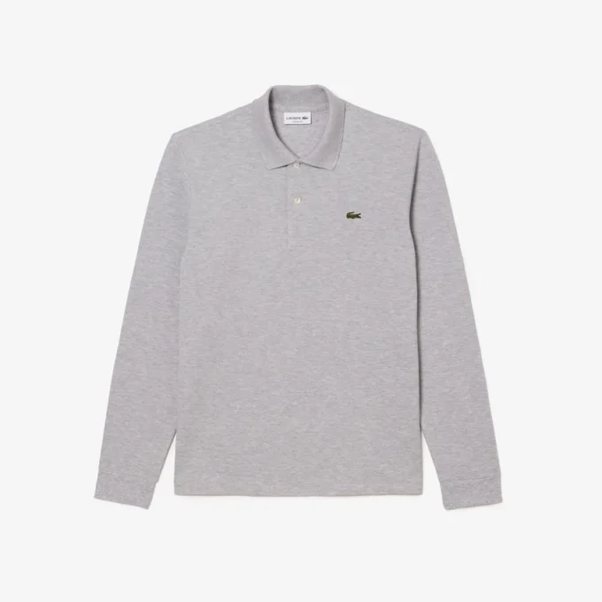 Polo L.12.12 à manches longues coupe classique pour homme Polo L.12.12 à manches longues coupe classique pour homme