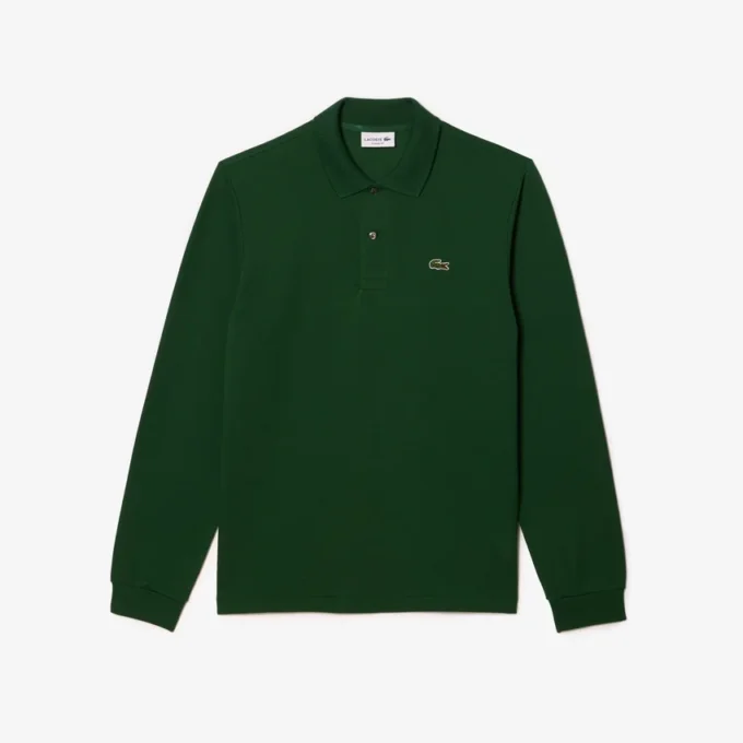 Polo L.12.12 à manches longues coupe classique pour homme Polo L.12.12 à manches longues coupe classique pour homme