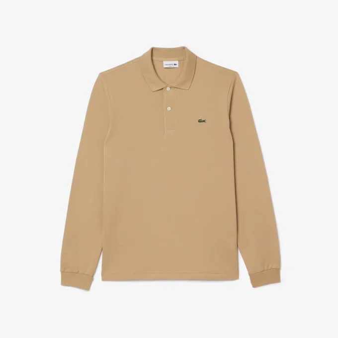 Polo L.12.12 à manches longues coupe classique pour homme Polo L.12.12 à manches longues coupe classique pour homme