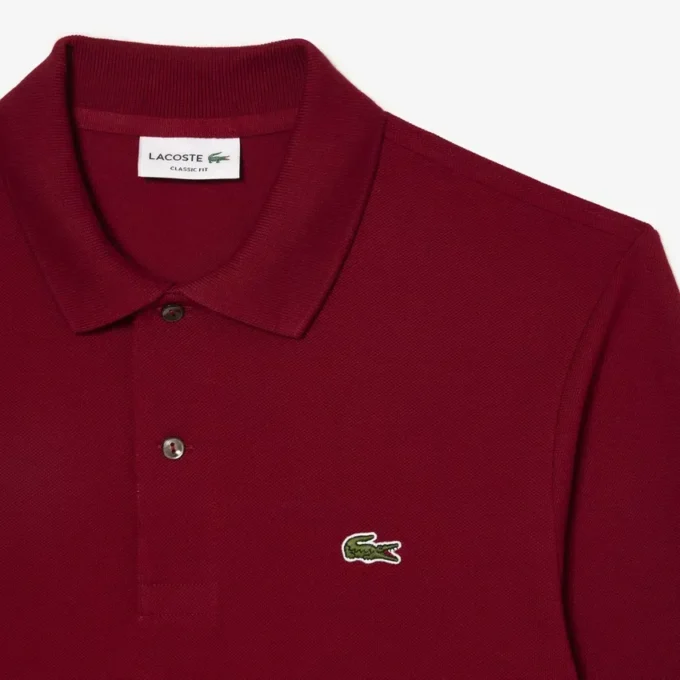 Polo L.12.12 à manches longues coupe classique pour homme Polo L.12.12 à manches longues coupe classique pour homme