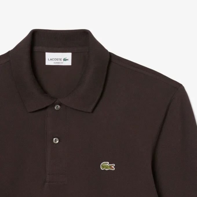 Polo L.12.12 à manches longues coupe classique pour homme Polo L.12.12 à manches longues coupe classique pour homme