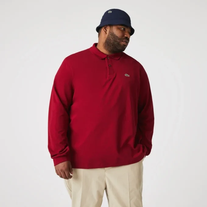 Polo L.12.12 à manches longues coupe classique pour homme Polo L.12.12 à manches longues coupe classique pour homme
