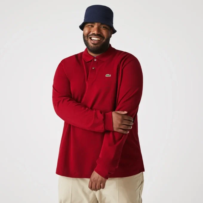 Polo L.12.12 à manches longues coupe classique pour homme Polo L.12.12 à manches longues coupe classique pour homme