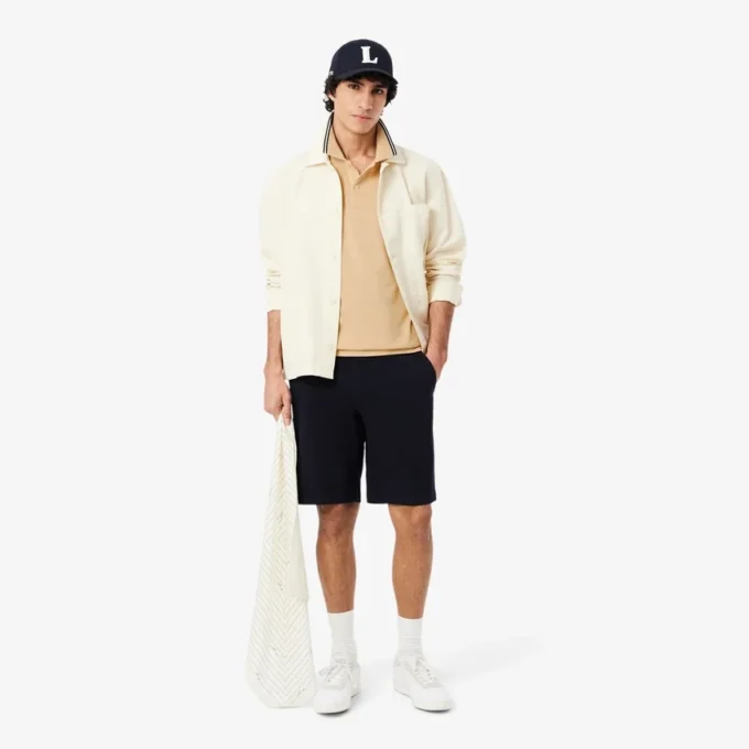 Polo L.12.12 pour homme, coupe classique avec bordures contrastées Polo L.12.12 pour homme, coupe classique avec bordures contrastées