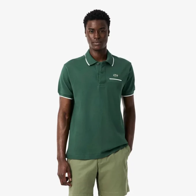 Polo L.12.12 pour homme, coupe classique avec poche Polo L.12.12 pour homme, coupe classique avec poche