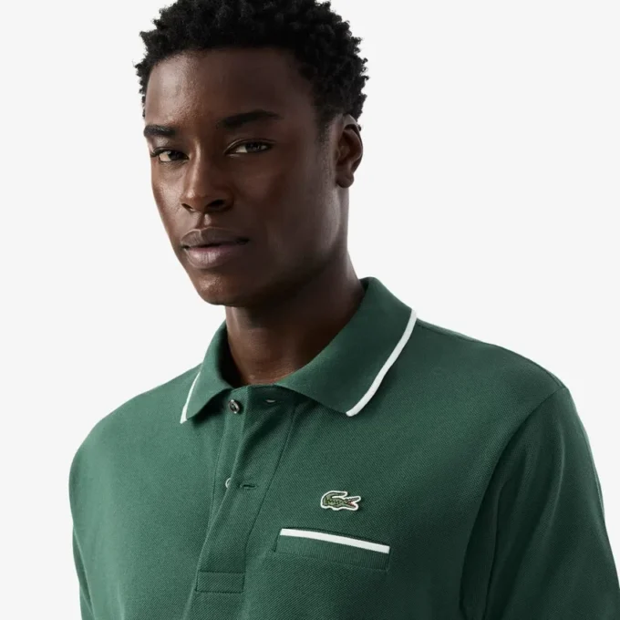 Polo L.12.12 pour homme, coupe classique avec poche Polo L.12.12 pour homme, coupe classique avec poche