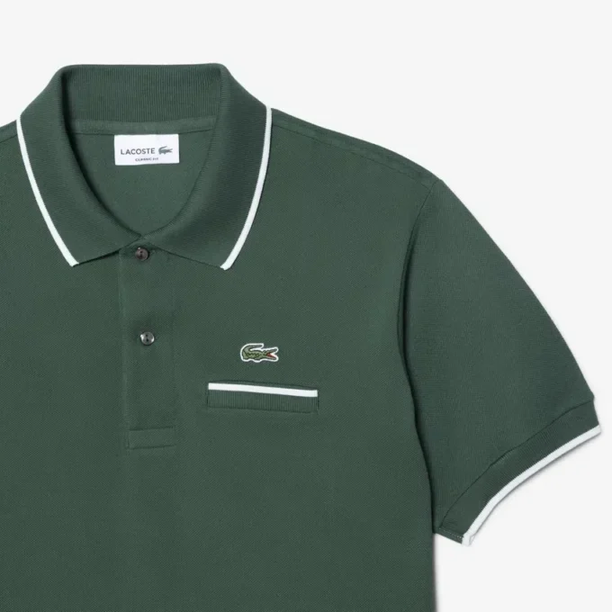 Polo L.12.12 pour homme, coupe classique avec poche Polo L.12.12 pour homme, coupe classique avec poche