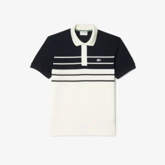 Polo L.12.12 pour homme, coupe classique, fabriqué en France