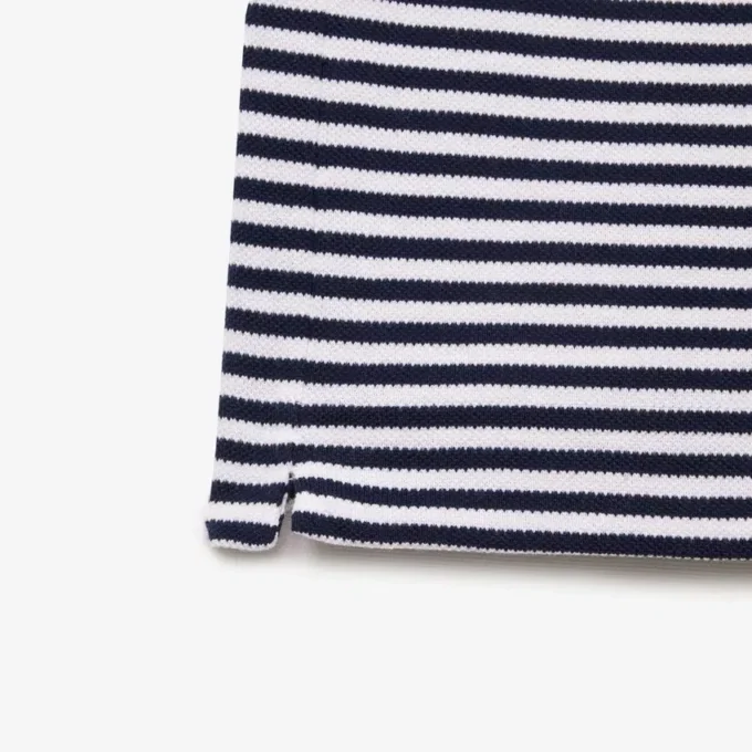 Polo L.12.12 rayé en petit piqué, coupe classique pour homme Polo L.12.12 rayé en petit piqué, coupe classique pour homme