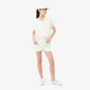 Polo L.12.D pour femme, coupe ajustée, motif Pointelle Polo L.12.D pour femme, coupe ajustée, motif Pointelle