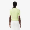 Polo L.12.D pour femme, coupe ajustée, motif Pointelle Polo L.12.D pour femme, coupe ajustée, motif Pointelle