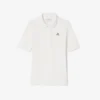 Polo L.12.D pour femme, coupe ajustée, motif Pointelle Polo L.12.D pour femme, coupe ajustée, motif Pointelle