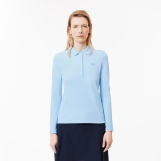 Polo L.12.D Slim Fit en piqué stretch pour femme