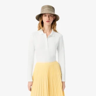 Polo L.12.D Slim Fit en piqué stretch pour femme