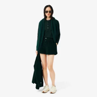 Polo L.12.D Slim Fit en piqué stretch pour femme