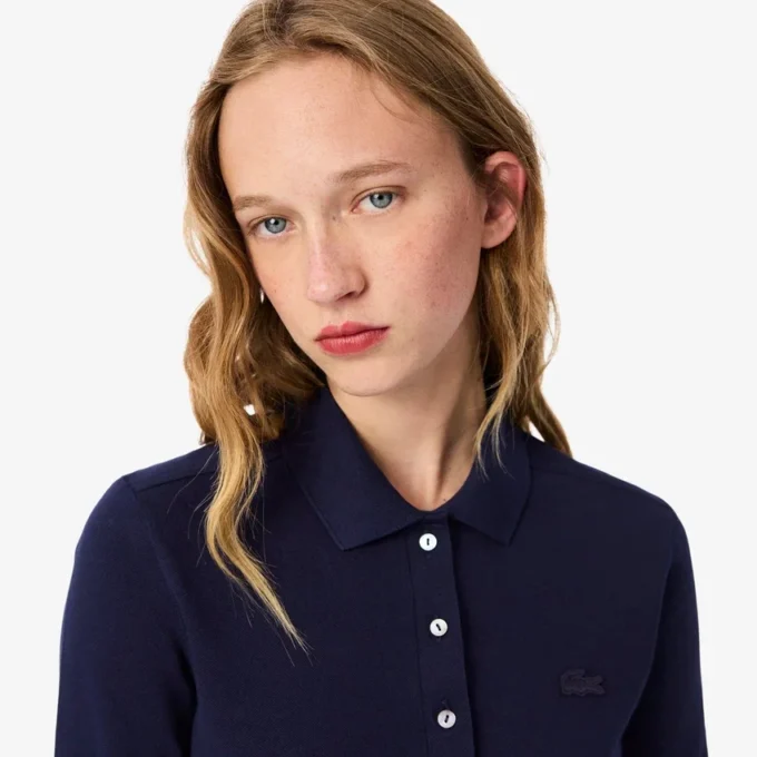 Polo L.12.D Slim Fit en piqué stretch pour femme Polo L.12.D Slim Fit en piqué stretch pour femme