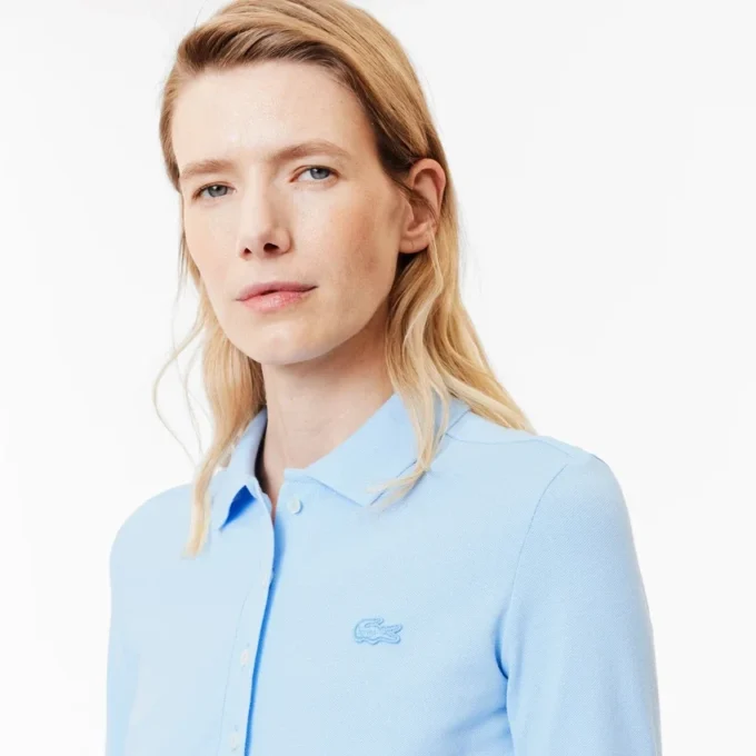 Polo L.12.D Slim Fit en piqué stretch pour femme Polo L.12.D Slim Fit en piqué stretch pour femme