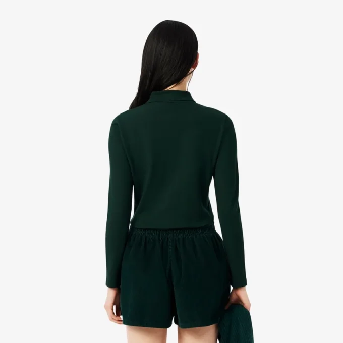 Polo L.12.D Slim Fit en piqué stretch pour femme Polo L.12.D Slim Fit en piqué stretch pour femme