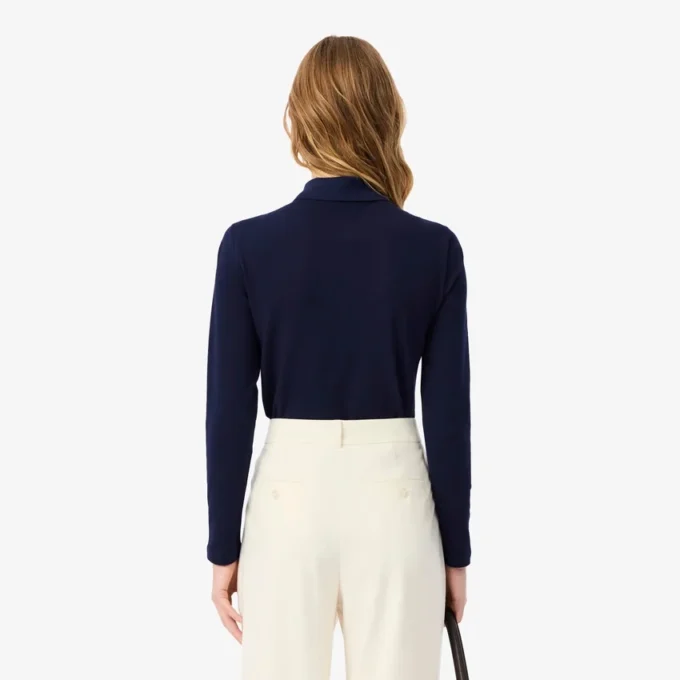 Polo L.12.D Slim Fit en piqué stretch pour femme Polo L.12.D Slim Fit en piqué stretch pour femme