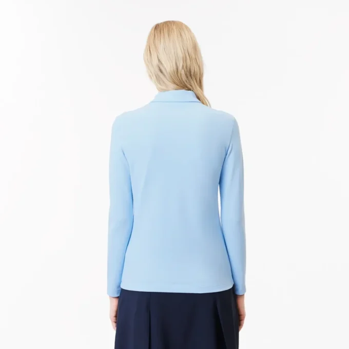 Polo L.12.D Slim Fit en piqué stretch pour femme Polo L.12.D Slim Fit en piqué stretch pour femme