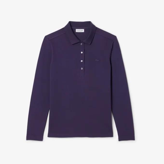 Polo L.12.D Slim Fit en piqué stretch pour femme Polo L.12.D Slim Fit en piqué stretch pour femme