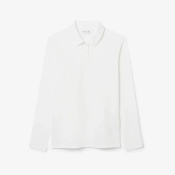 Polo L.12.D Slim Fit en piqué stretch pour femme Polo L.12.D Slim Fit en piqué stretch pour femme