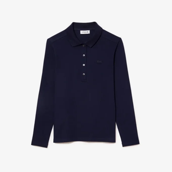 Polo L.12.D Slim Fit en piqué stretch pour femme Polo L.12.D Slim Fit en piqué stretch pour femme