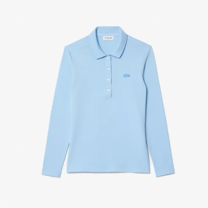 Polo L.12.D Slim Fit en piqué stretch pour femme Polo L.12.D Slim Fit en piqué stretch pour femme