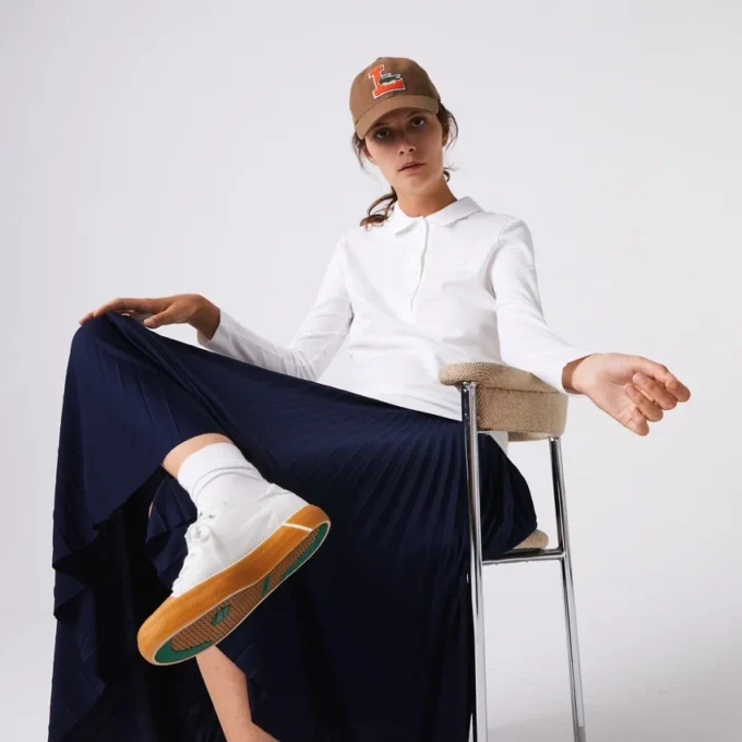Polo L.12.D Slim Fit en piqué stretch pour femme Polo L.12.D Slim Fit en piqué stretch pour femme