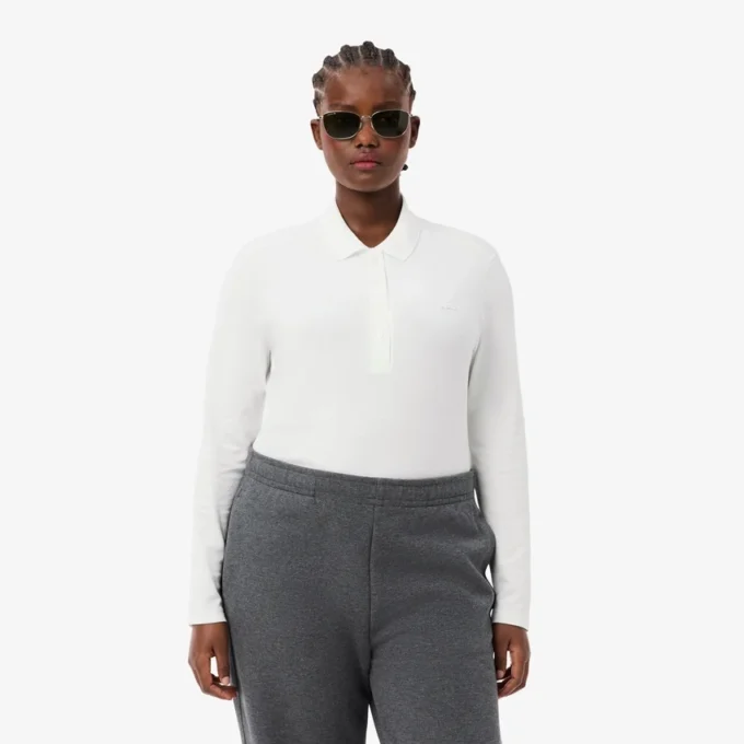 Polo L.12.D Slim Fit en piqué stretch pour femme Polo L.12.D Slim Fit en piqué stretch pour femme