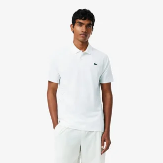 Polo Lacoste Tennis X Novak Djokovic sur le court