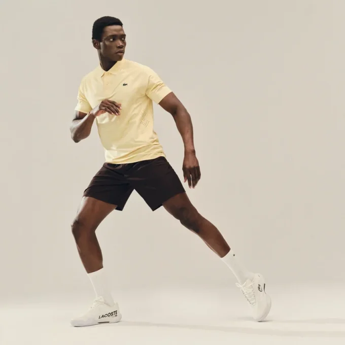 Polo Lacoste Tennis X Novak Djokovic sur le court Polo Lacoste Tennis X Novak Djokovic sur le court